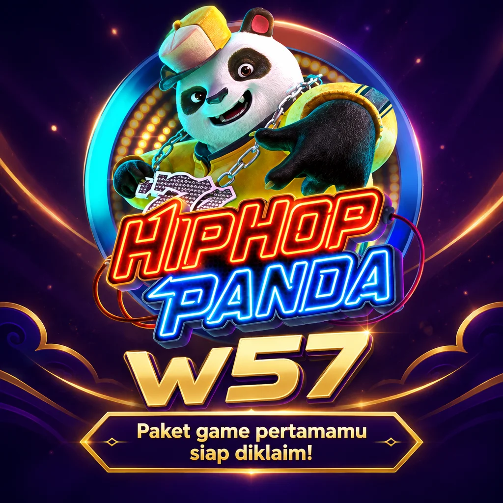w57 · Hip Hop Panda · Tampilan permainan